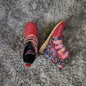 Stylish Red Womens Boots